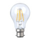 6000K B22 LED Filament Globe 8W 800lm IP20 105mm Clear Dimmable 6000K B22 LED Filament Globe 8W 800lm IP20 105mm Clear Dimmable